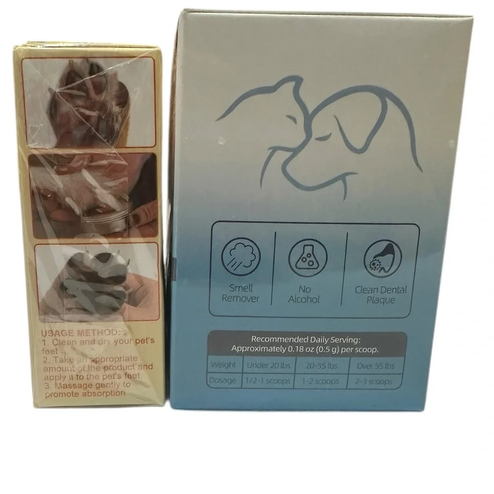 Pet Dental Cleaning Powder & Paw Balm